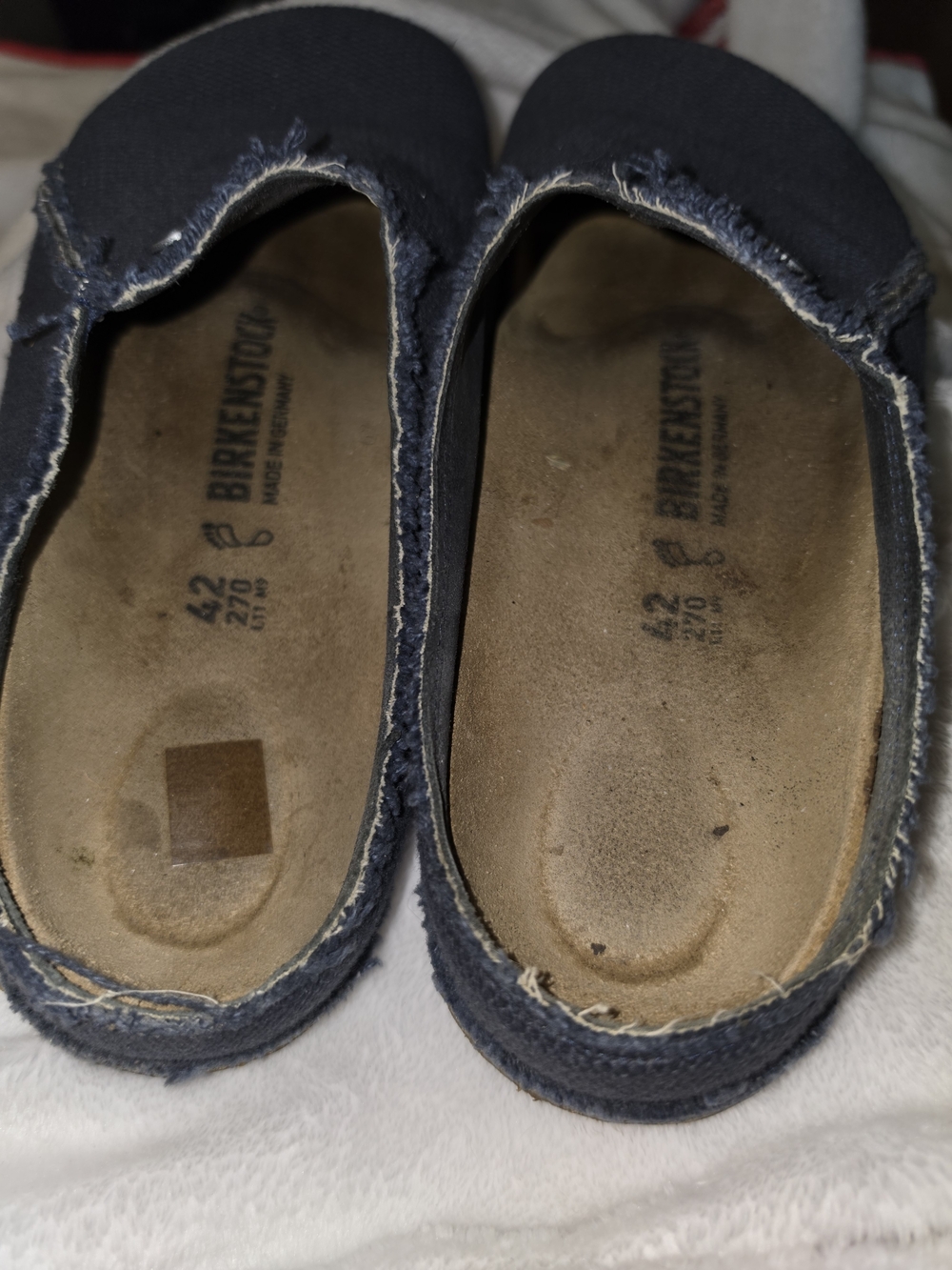 Birkenstock Zermatt Premium Textiles Mule - Navy - Picture 5 of 9